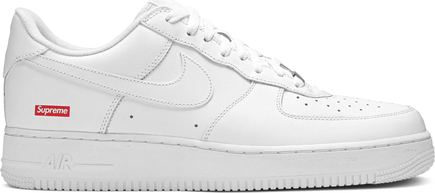 Air Force 1 x Supreme Low Box Logo- White