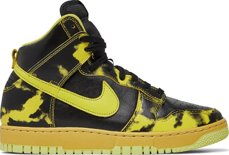Nike Dunk High 1985- Yellow Acid Wash