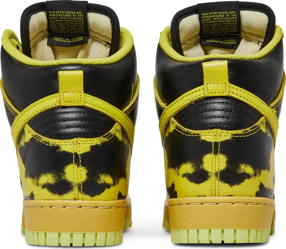 Nike Dunk High 1985- Yellow Acid Wash
