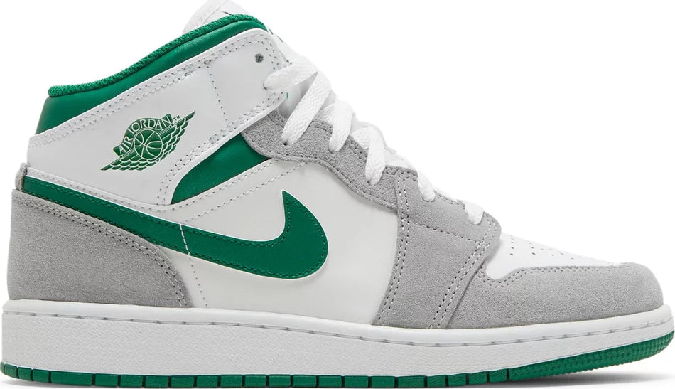 Air Jordan 1 Mid SE- Grey Pine Green