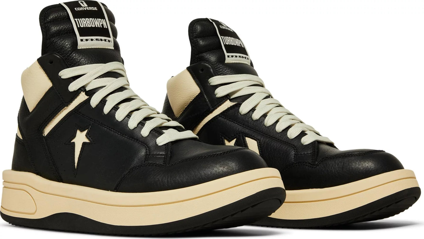 Rick Owens x DRKSHDW TURBOWPN- Black Cloud Cream