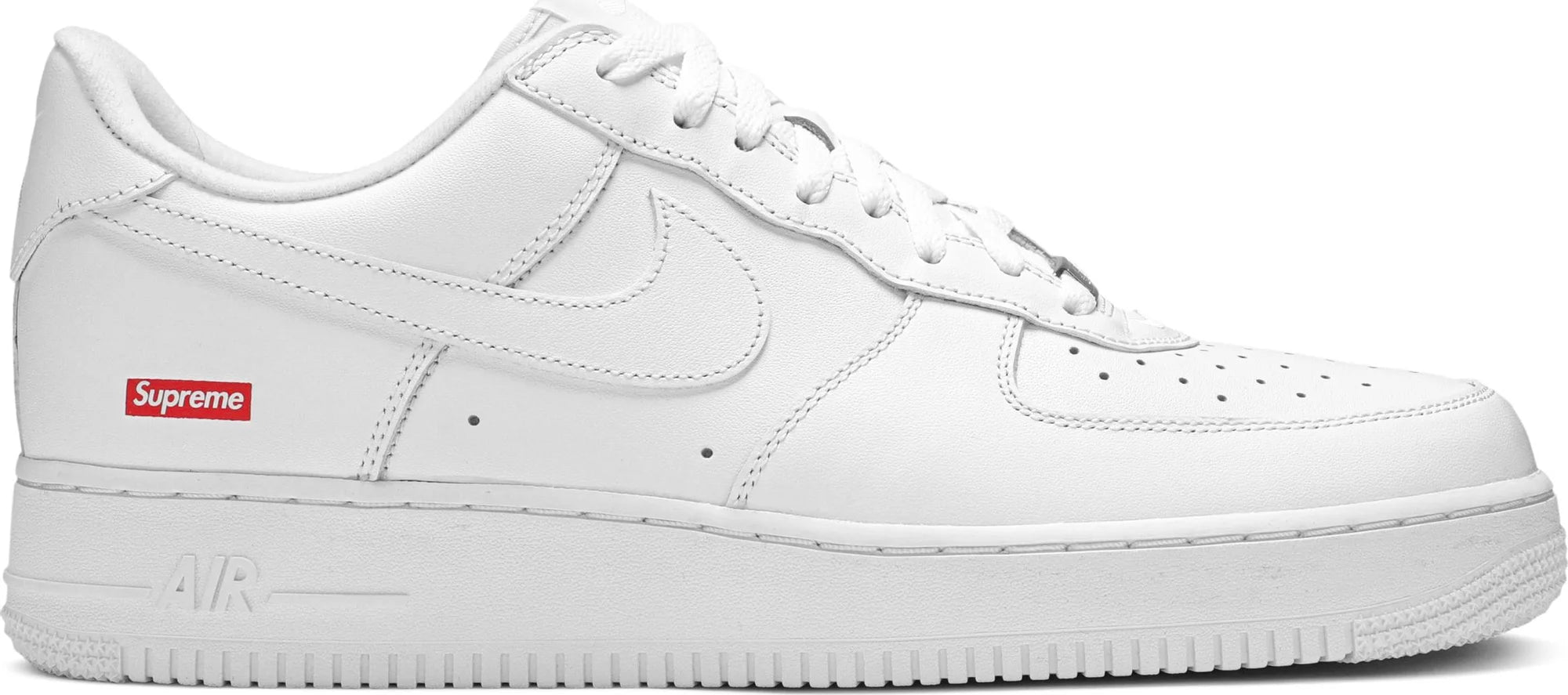 Air Force 1 x Supreme Low Box Logo- White