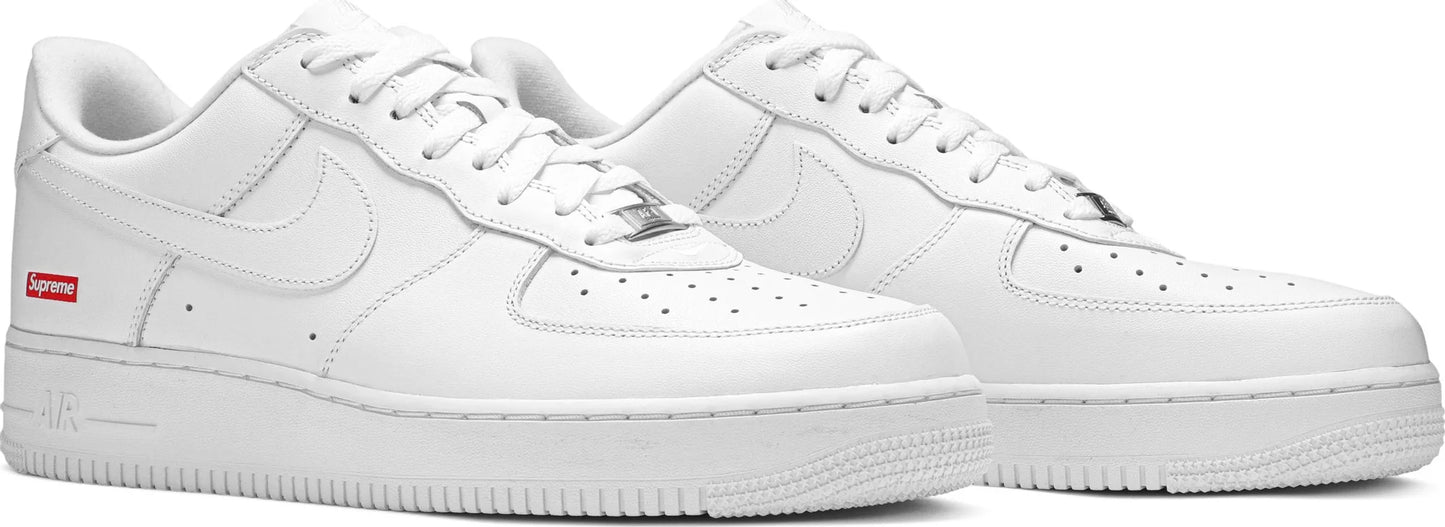 Air Force 1 x Supreme Low Box Logo- White
