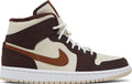 Air Jordan 1 Mid- Brown Basalt Oatmeal
