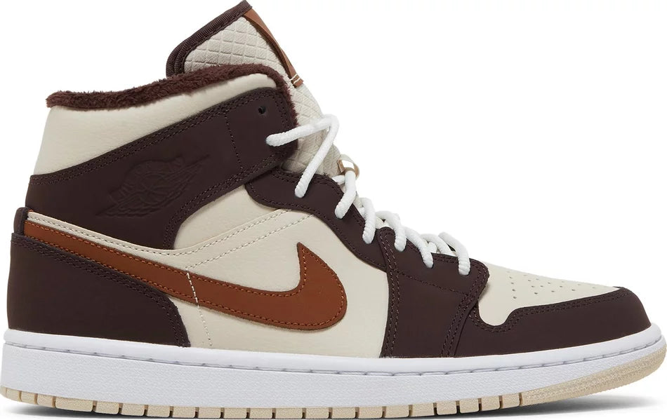 Air Jordan 1 Mid- Brown Basalt Oatmeal
