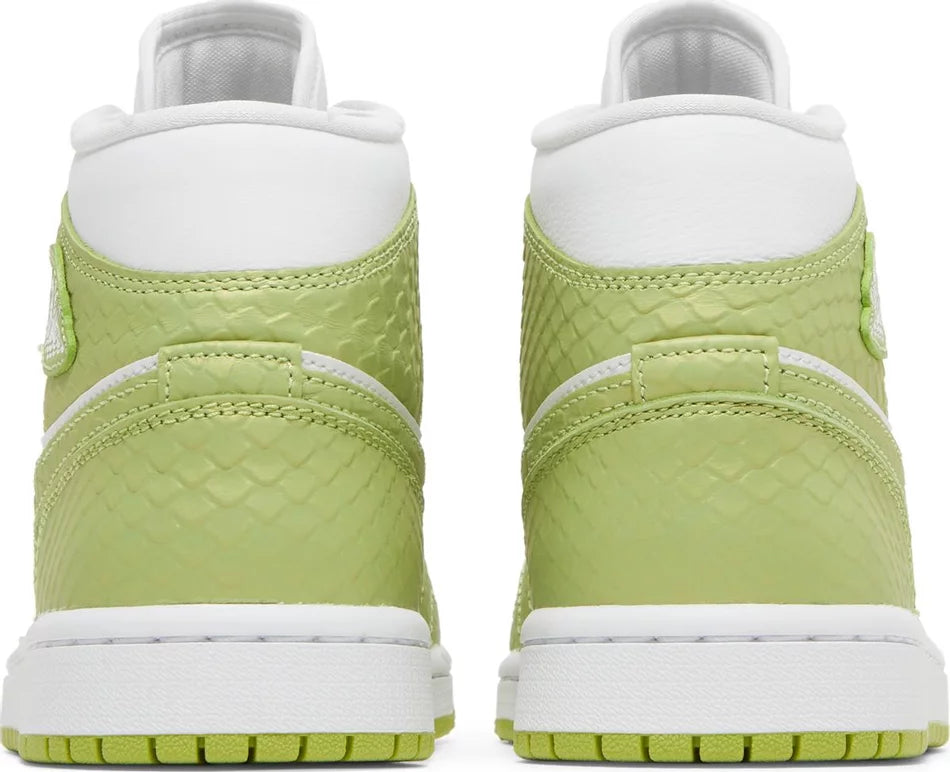 Air Jordan 1 Mid SE- Green Python