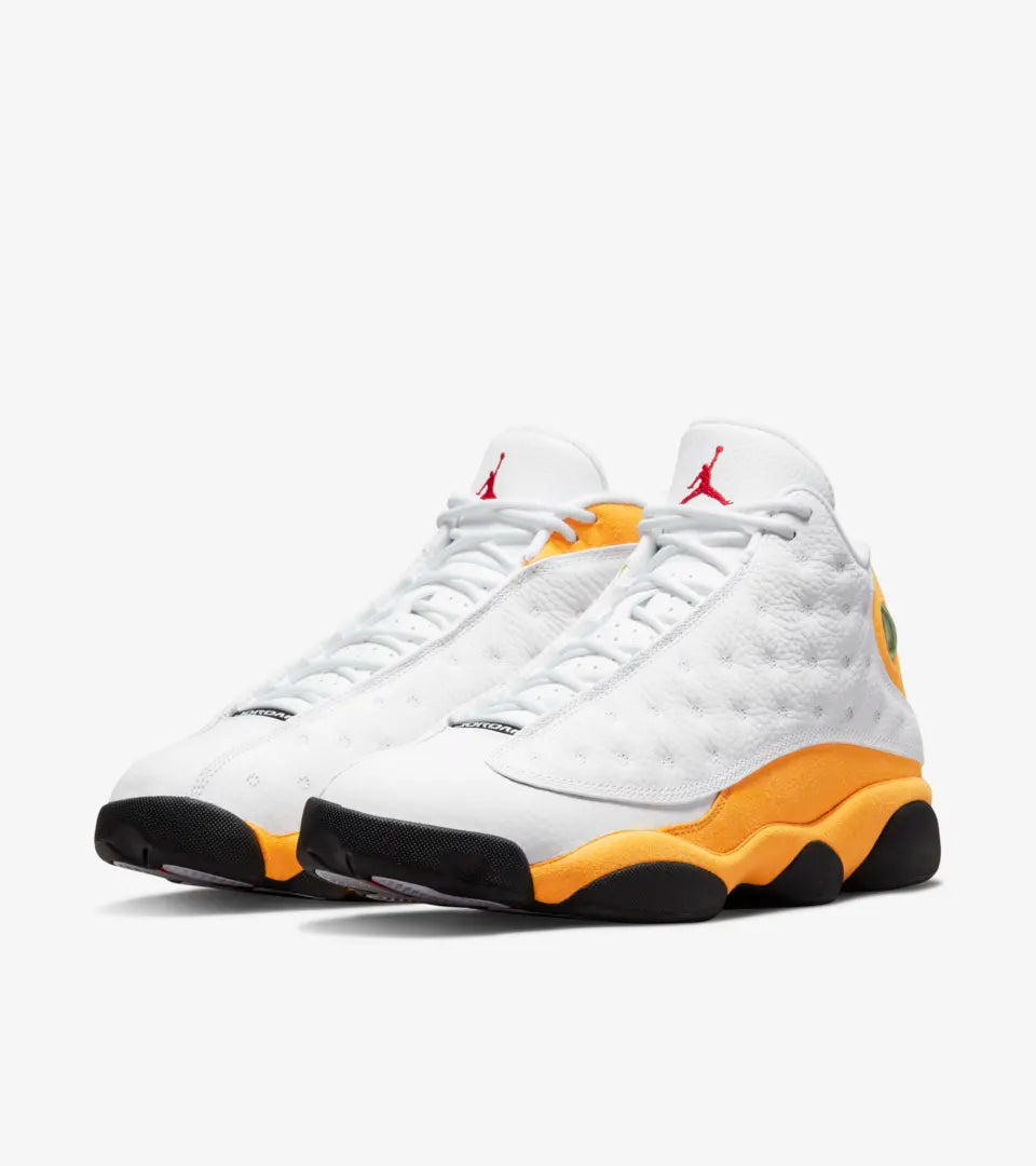 Air Jordan 13 Retro- White/Del Sol